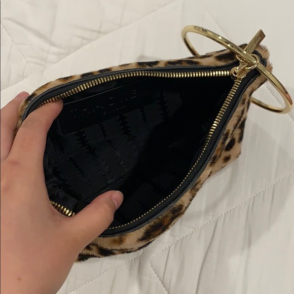 🆕 THACKER NYC: Leopard Clutch w/ Gold Ring - Picture 6 of 8